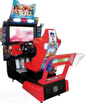 Sonic 32 LCD simulator racing machine 