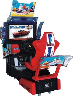 Outrun 32LCD coin operated simulator racing machine 
