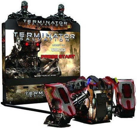 Terminator 4 Delux Simulator shooting game machine 