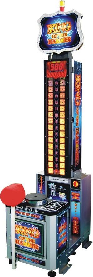 The king of hammer redemption game machine 