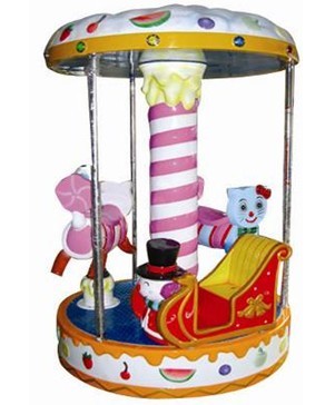 Cake carousel amusement children machine 