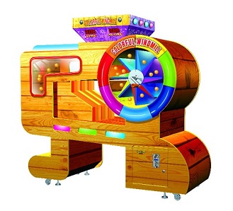 Colorful windmill redemption game machine 