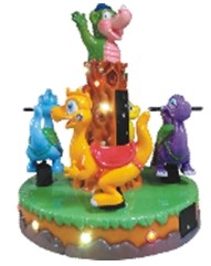 Dinosaur paradise carousel game machine 