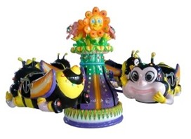 Rotate bees carousel (Black) game machine
