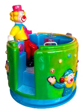 Clown cup carousel game machine