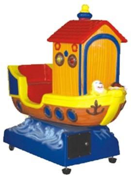 Happy sway boat kiddy ride game machine