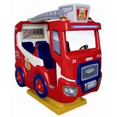 Fire truck kiddy ride game machine