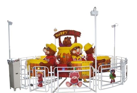 Happy Bear 5 players carousel game machine