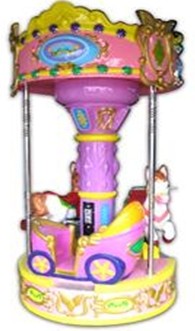 3 seats kid carousel game machine 