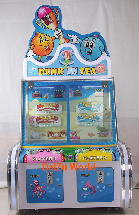 S-L74 Dunk in sea Lottery game machine